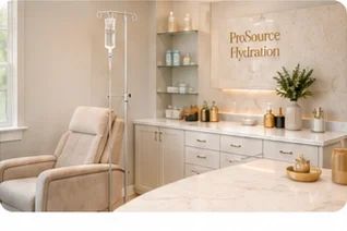 Warm treatment room inside ProSource Hydration